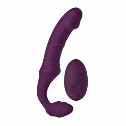 BOLD STORM bezprzewodowy masażer intymny z pilotem 21 cm silikonowy