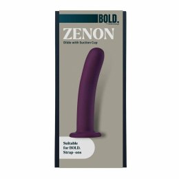 BOLD ZENON model z przyssawką 18,5 cm silikon ciemnofioletowy
