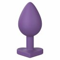 Dreamtoys LOVE SIGNAL HEART PLUG LARGE silikonowy korek duży IPX8