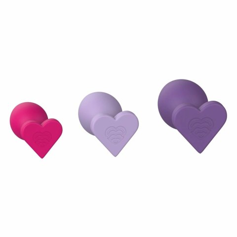 Dreamtoys LOVE SIGNAL TRIPLE HEART SET silikonowy zestaw 3 rozmiary