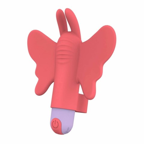 Dreamtoys Love Signal Butterfly Buzz - silikonowy masażer palcowy IPX6 USB