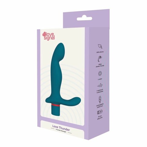 Dreamtoys Love Thunder masażer punktowy silikonowy 15 cm czarny