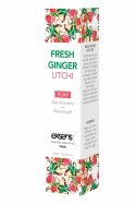 EXSENS Arousal Gel Fresh Ginger Litchi 15ml - żel intymny chłodzący