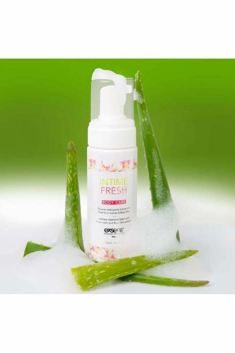 EXSENS ORGANIC CLEANER INTIME FRESH 150ml pianka do higieny rożana