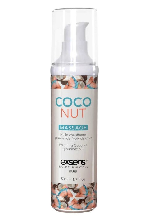 EXSENS Warming Massage Oil Coconut 50ml - rozgrzewający olejek kokosowy