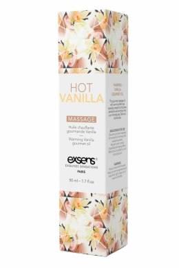 EXSENS Warming Massage Oil Hot Vanilla 50ml - rozgrzewający olejek waniliowy