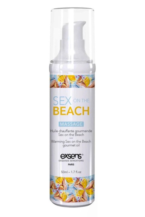 EXSENS Warming Massage Oil Sex on the Beach 50ml - rozgrzewający olejek owocowy