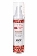 EXSENS Warming Massage Oil Strawberry 50ml - rozgrzewający olejek truskawkowy