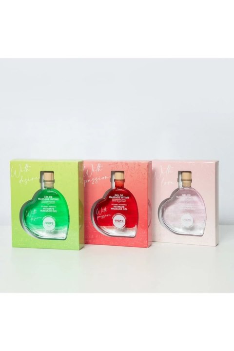 EXSENS With Desire Żel do masażu jabłko-gruszka 50ml, efekt rozgrzewający