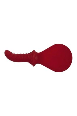 FUN FACTORY BUCK DICH RED - Paddle silikonowy z anatomicznym uchwytem 31,5 cm