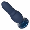 GLAM Beaded Anal Vibe bezprzewodowy, silikonowy, pilot, 12,1 cm