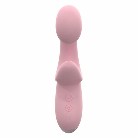 GLAM Flexible Duo Vibrator silikonowy, 2 silniki, wodoodporny, fioletowy