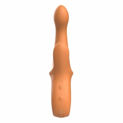 GLAM G-SPOT DUO VIBRATOR silikonowy, 3 silniki, wodoodporny, fioletowy