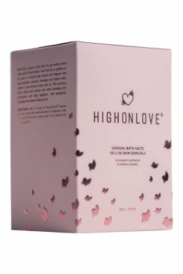HIGH ON LOVE Sensual Bath Salts 500g z olejem konopnym i rożą