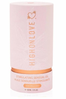 HighOnLove CBD Sensual Oil 300mg - Olejek intymny z CBD i CALYBIOTA BIO