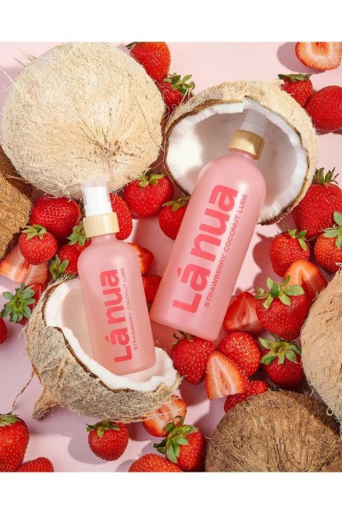 LA NUA Lubrykant wodny 30ml Truskawka-Kokos, naturalny, szklana butelka