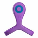 LOVE SIGNAL Bold Embrace - silikonowy pierścień wibrujący z paskiem, USB