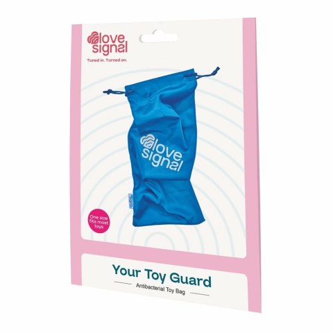 LOVE SIGNAL Your Toy Guard Blue - woreczek antybakteryjny 32x13 cm