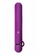 Le Wand Baton Cherry - smukły masażer z silikonową nakładką, USB
