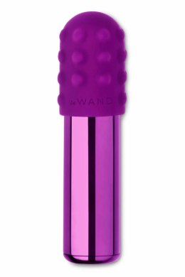 Le Wand Bullet Cherry - mini masażer w metalowej obudowie, wodoodporny