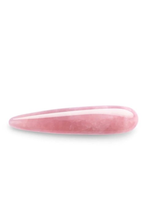 Le Wand Crystal Wand Rose Quartz - dwustronny masażer z rożowego kwarcu