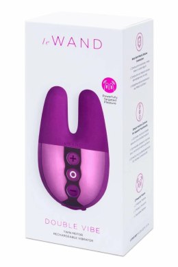 Le Wand Double Vibe Cherry - podwojny wibrujący model z etui