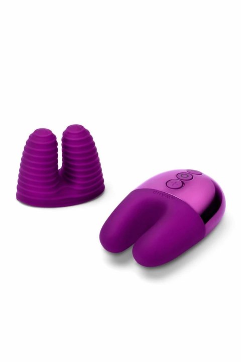 Le Wand Double Vibe Cherry - podwojny wibrujący model z etui