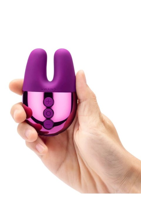 Le Wand Double Vibe Cherry - podwojny wibrujący model z etui