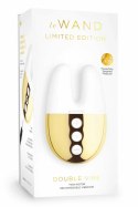 Le Wand Double Vibe White Gold - kompaktowy model z podwojnym silnikiem