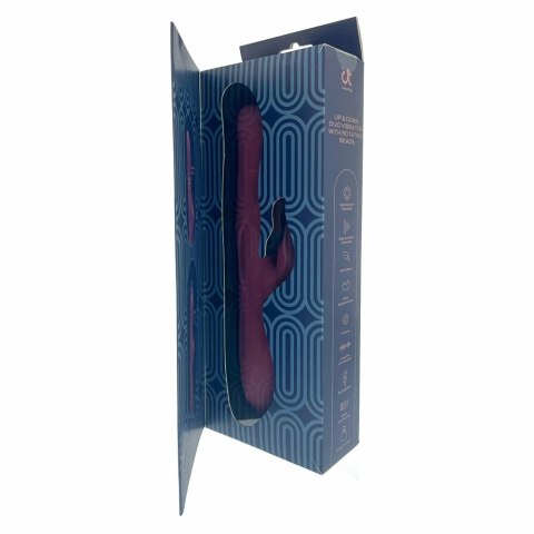 Pulz Morgan Up and Down Duo Vibrator z obrotowymi koralikami IPX7