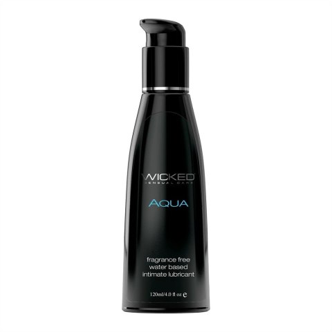 WICKED Aqua Lubricant 120ml - bezzapachowy żel nawilżający z aloesem