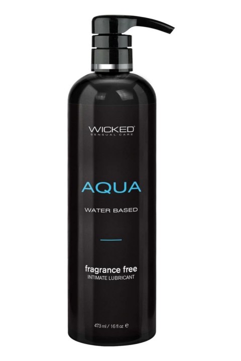 WICKED Aqua Lubricant 473ml - żel nawilżający wodny, z aloesem i witaminą E