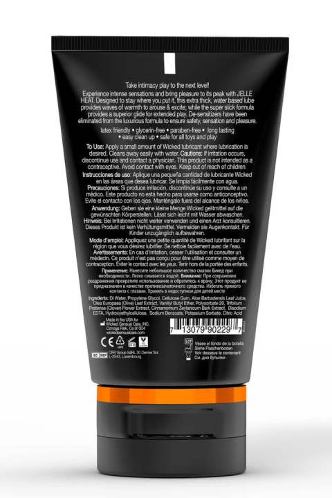 WICKED Jelle Heat żel intymny rozgrzewający na bazie wody 120ml