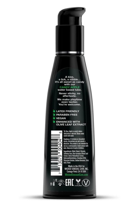 Wicked Aqua Candy Apple - lubrykant wodny o smaku jabłka 120 ml