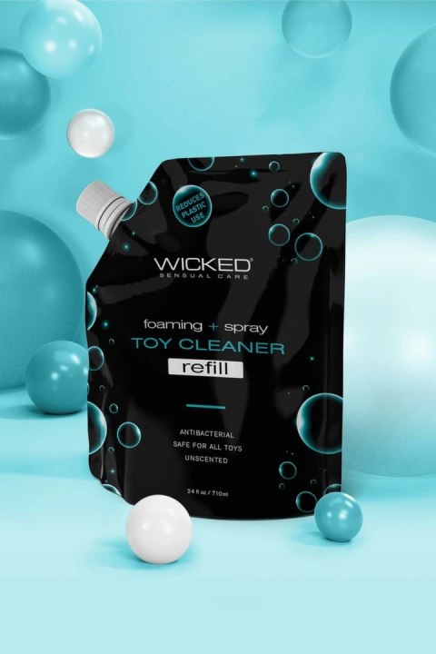 Wicked Foaming Toy Cleaner Refill 710ml - Antybakteryjny płyn do czyszczenia z ekstraktami roślinnymi