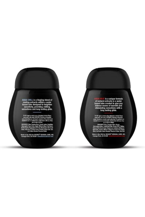 Wicked Sensation Kit Chill & Heat 2x45ml - Zestaw żeli wodnych