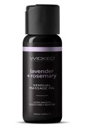 Wicked Sensual Care Olejek do masażu Lawenda Rozmaryn 120ml