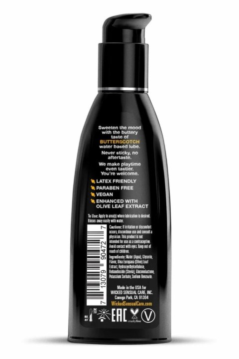 Wicked Waterbased Lubricant Butterscotch 60ml - nawilżacz wodny, smak karmelu