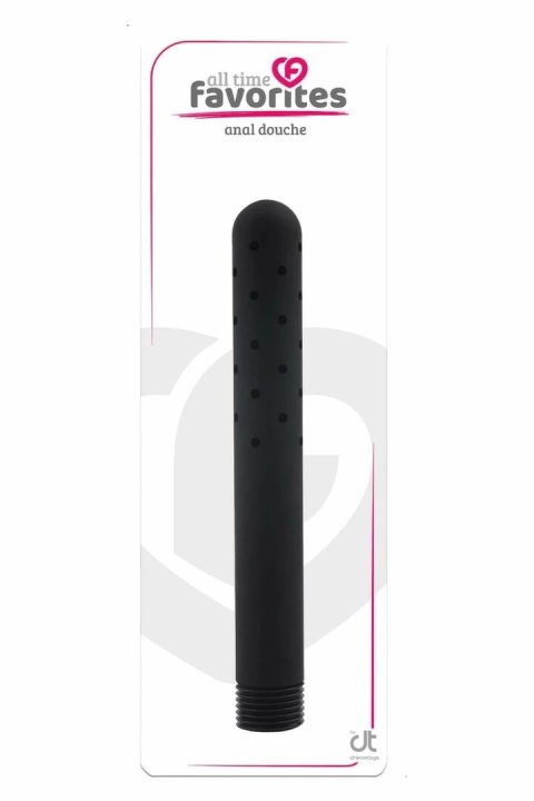 ALL TIME FAVORITES Douche Black - anatomiczna końcowka, 15 cm