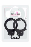 ALL TIME FAVORITES Metalowe kajdanki z łańcuszkiem i 2 kluczami, stal