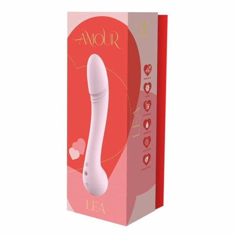 AMOUR FLEXIBLE VIBE LEA - silikonowy model z 5 trybami pracy, fioletowy
