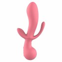 AMOUR Triple Pleasure Vibe Claire silikonowy, 2 silniki, IPX6, 22 cm