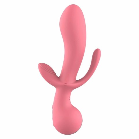 AMOUR Triple Pleasure Vibe Claire silikonowy, 2 silniki, IPX6, 22 cm