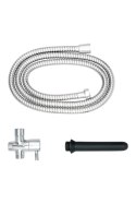 AQUACLEAN Shower Douche System z przełącznikiem, silikonowy 139 cm