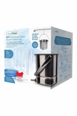 AQUACLEAN Stainless Bucket Mate Set 8-częściowy zestaw stalowy 1,6L