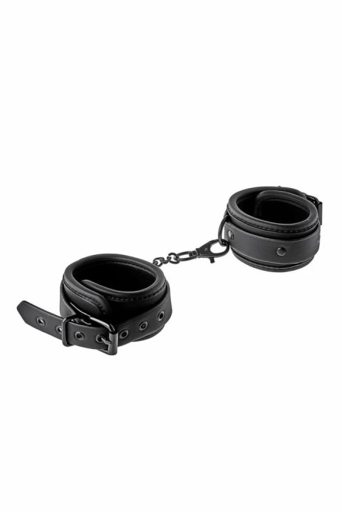 BLAZE Ankle Cuff Black - regulowane kajdanki na kostki, neopren, czarne