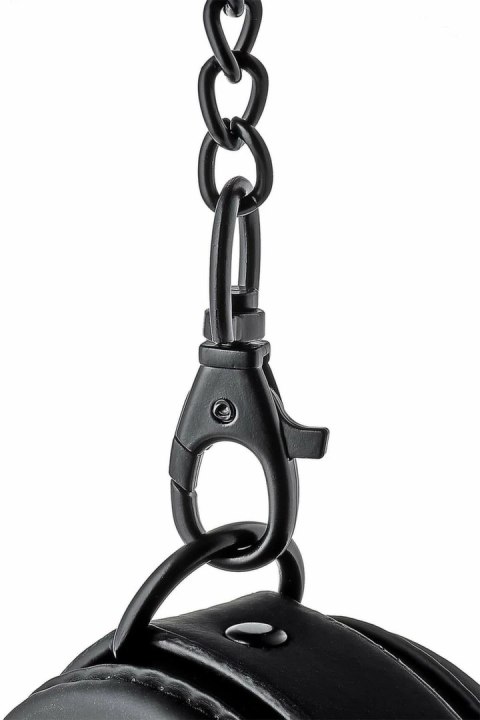 BLAZE Ankle Cuff Black - regulowane kajdanki na kostki, neopren, czarne