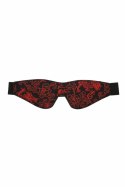 BLAZE DELUXE BLINDFOLD opaska na oczy z haftem, neoprenowa, uniwersalna