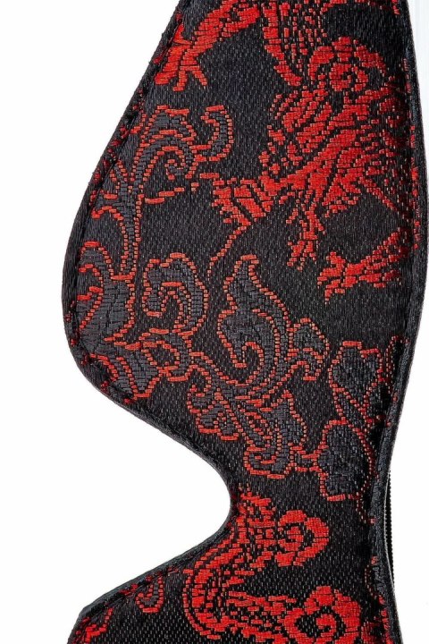 BLAZE DELUXE BLINDFOLD opaska na oczy z haftem, neoprenowa, uniwersalna
