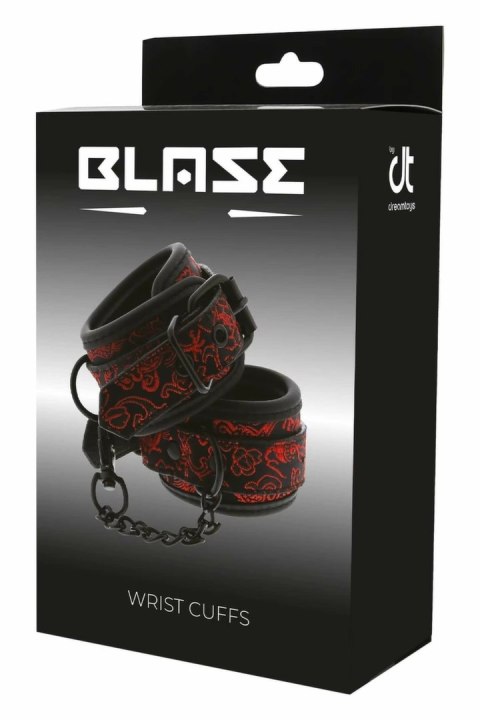 BLAZE Deluxe Wrist Cuffs czarne, regulowane mankiety neoprenowe